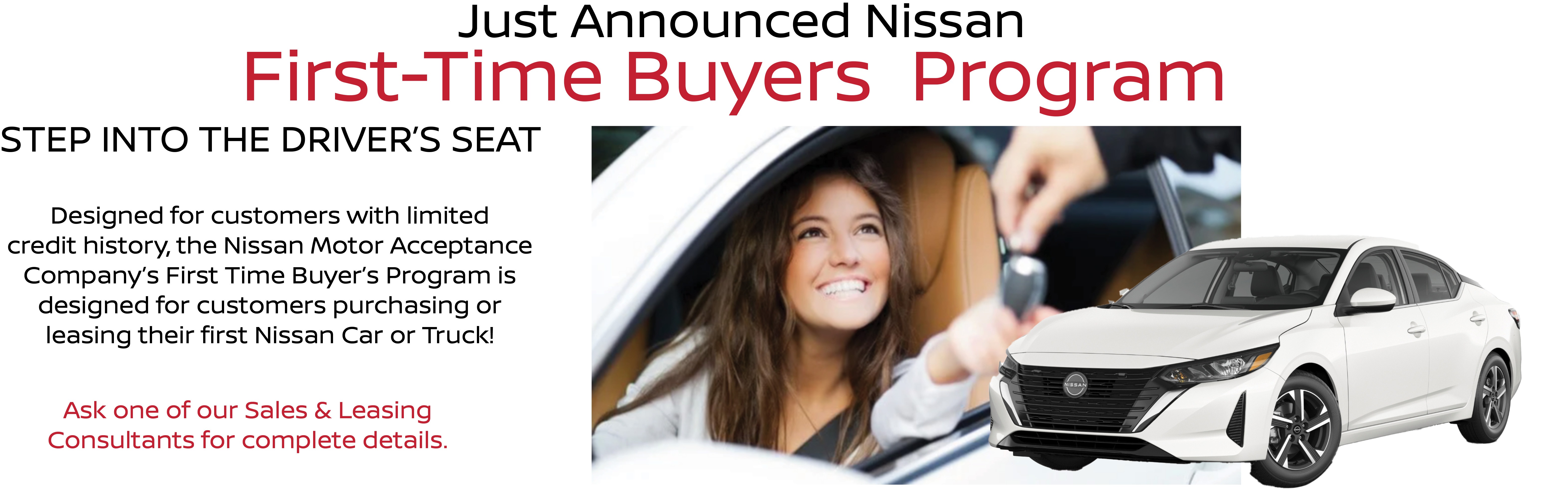 Nissan First Time Buyers Program